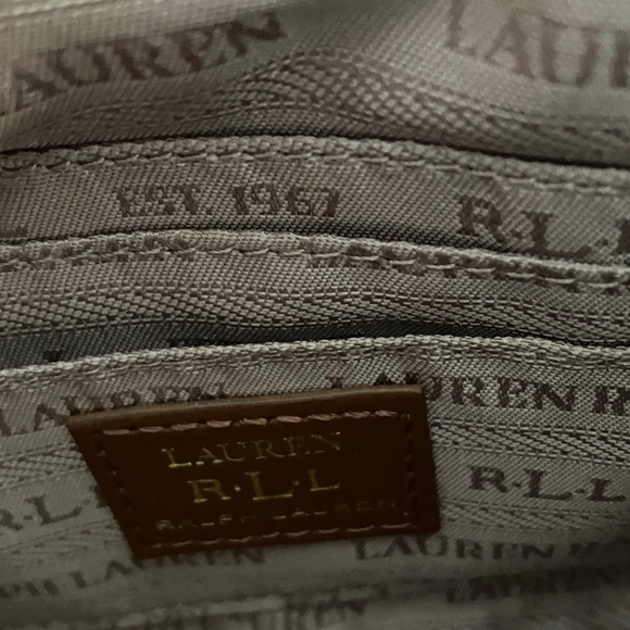 Ralph Lauren Double RL Mustard Wristlet - Picture 6 of 7